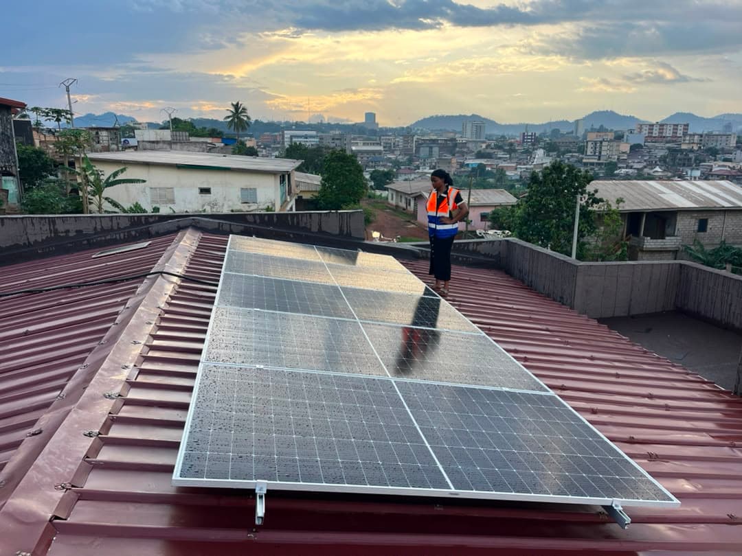 Installation solaire connectée